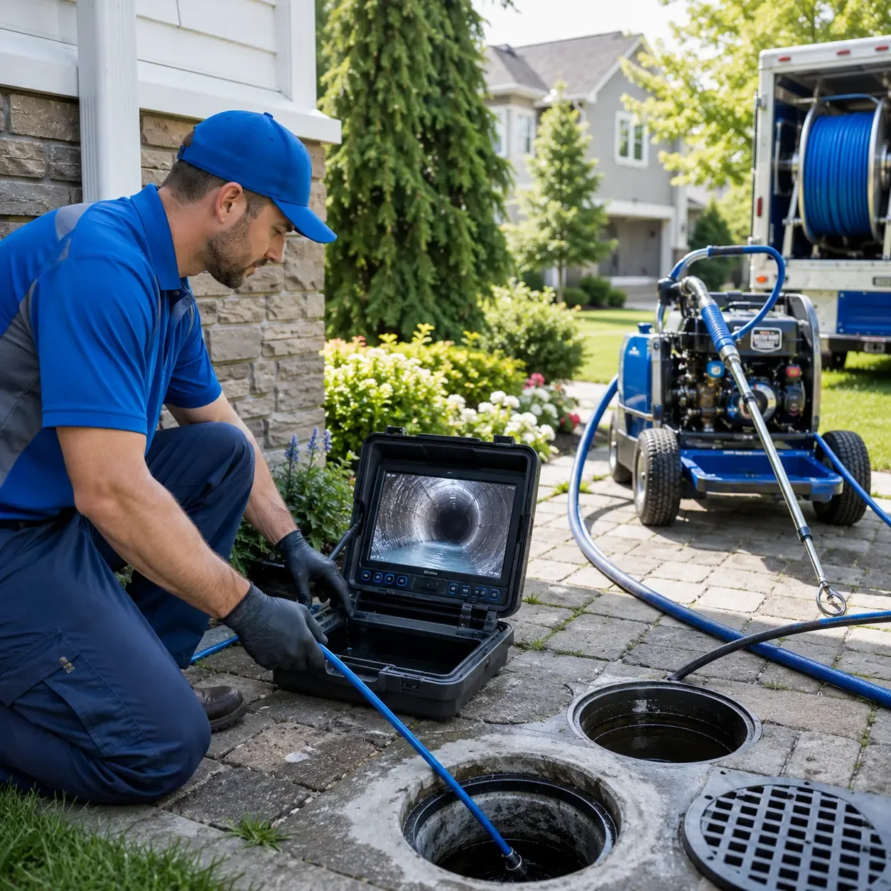 Outdoor drain cleaning professionals serving Concord, VT