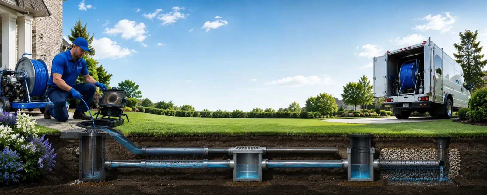 Outdoor drain cleaning information for Concord, VT